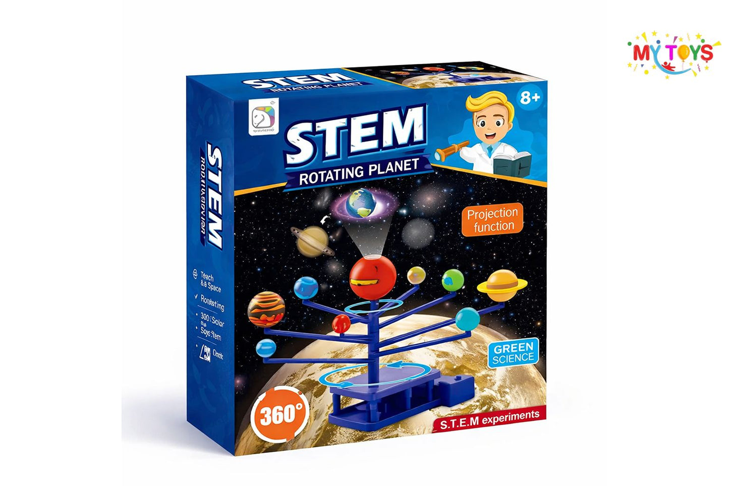 Stem Rotating Planet.