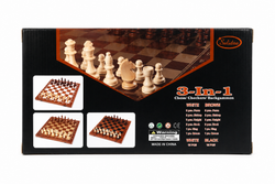 Chess/ Checkers/Backgammon-Wooden