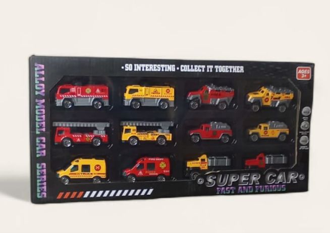 Super Car Fast & Furious – 12 Piece Car Set