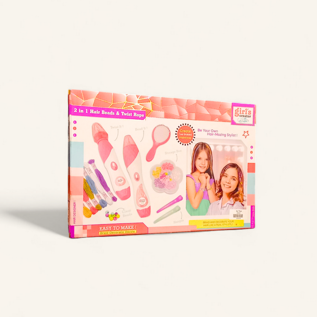 Beauty Set 2 in 1 Hair Beads & Twist Rope