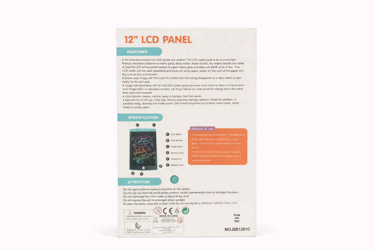 LCD 12 Inches (Item Code:BB1201C)