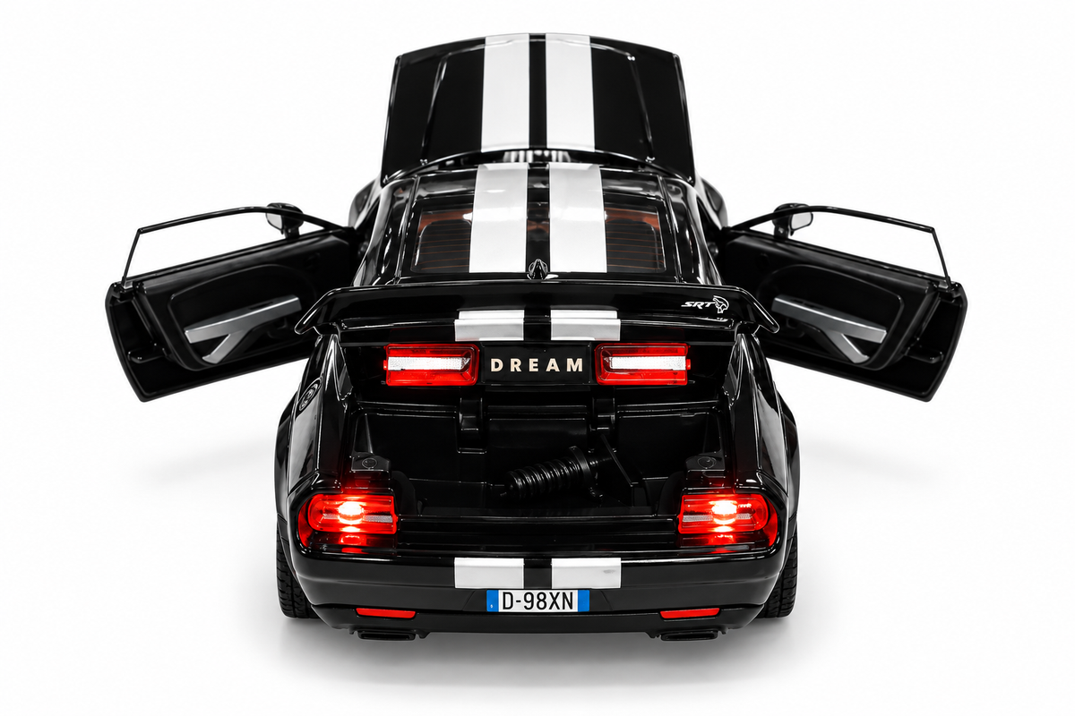 Black Dodge Challenger SRT Muscle Model car -24375