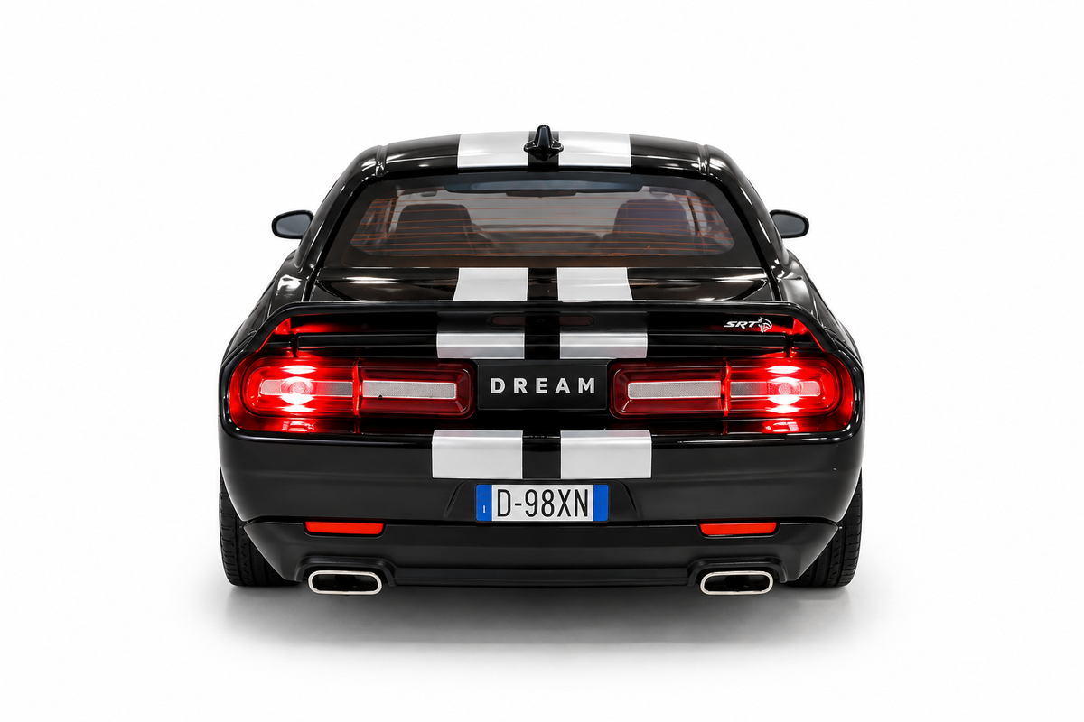 Black Dodge Challenger SRT Muscle Model car -24375