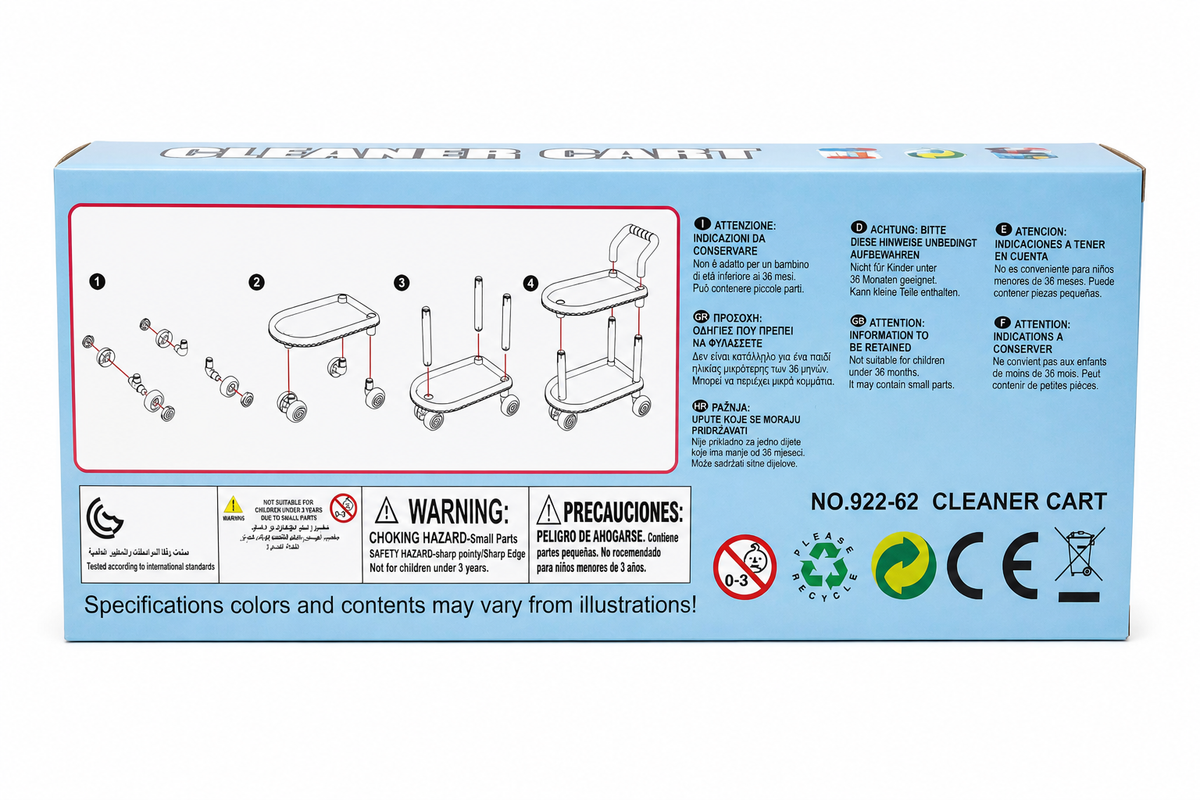 Cleaner Cart (Item Code:922-62)