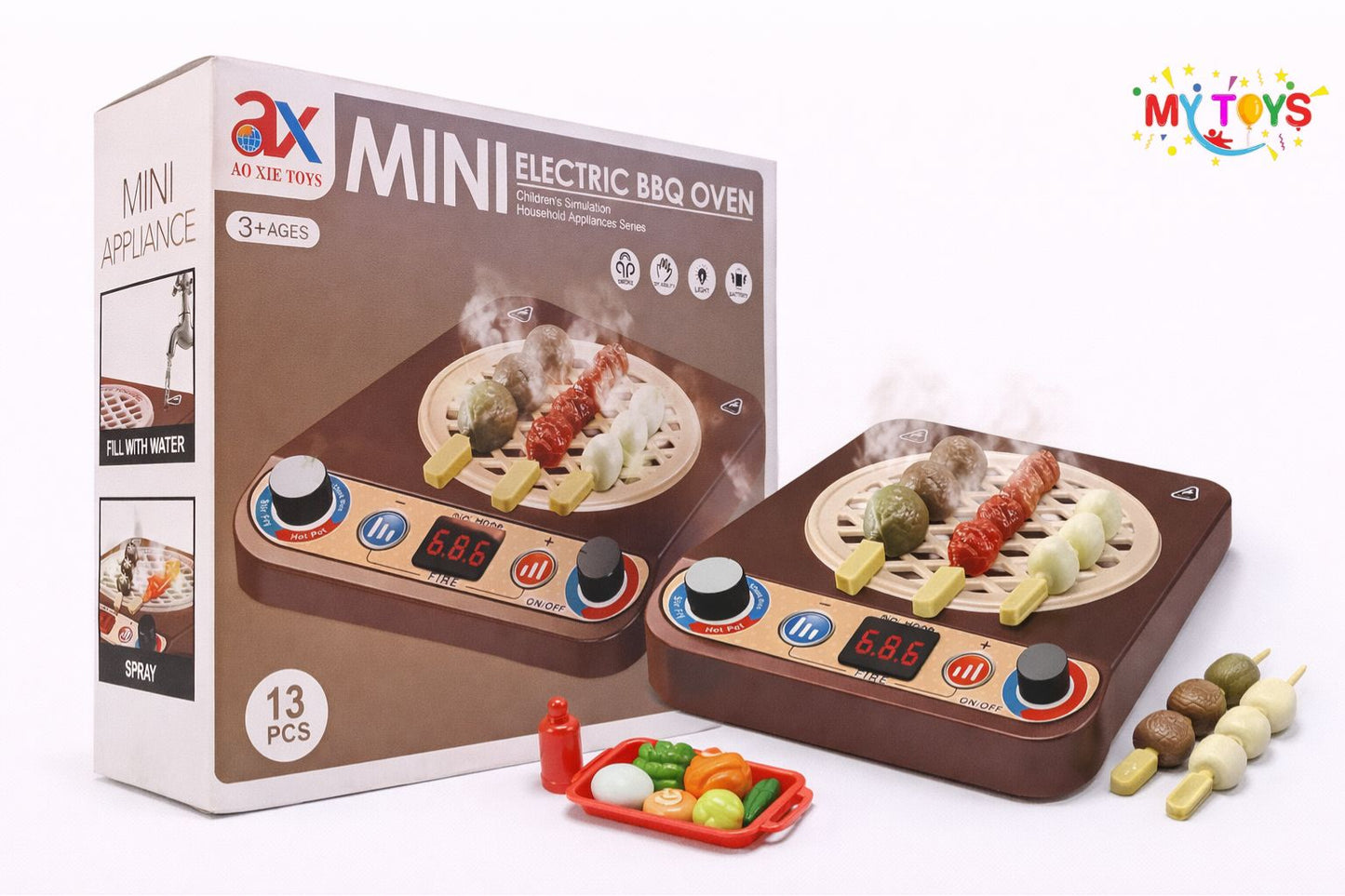 Mini Electric B.B.Q Oven - 13 Pcs