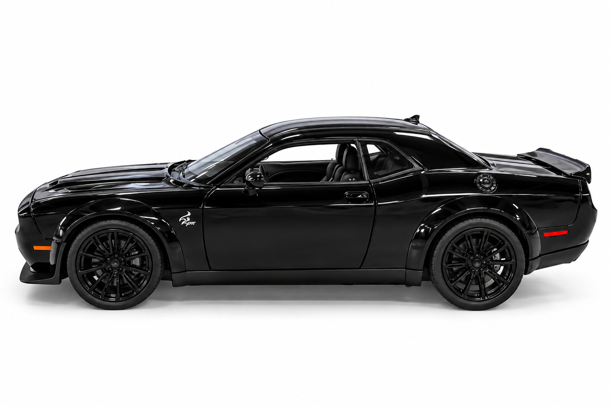 Black Dodge Challenger SRT Muscle Model car -24375