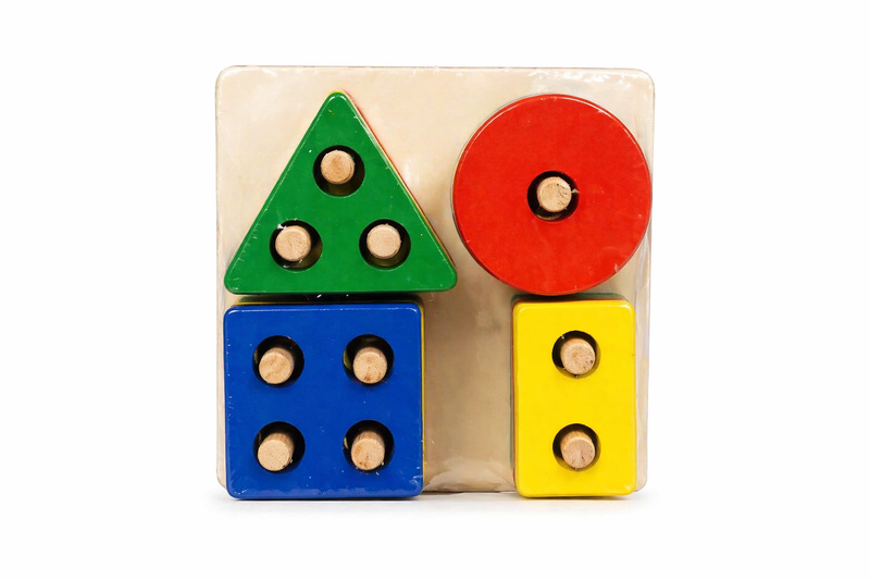 Wooden Shape Tray-4 Pcs