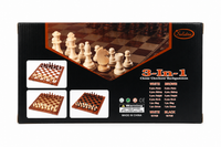 Chess/ Checkers/Backgammon-Wooden