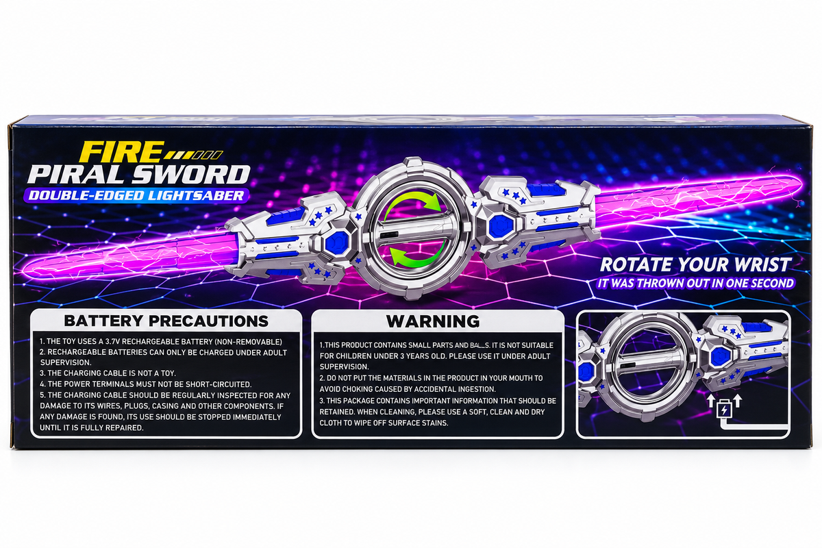 Fire Piral Spin sword - 002.