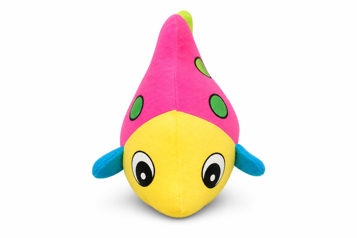 Colorful Plush Fish-Soft Beans