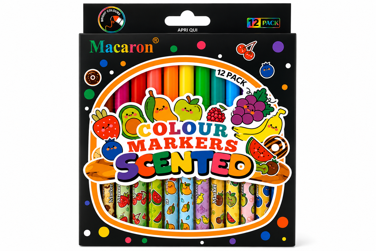 Colorful Macaron Scented Marker Pack