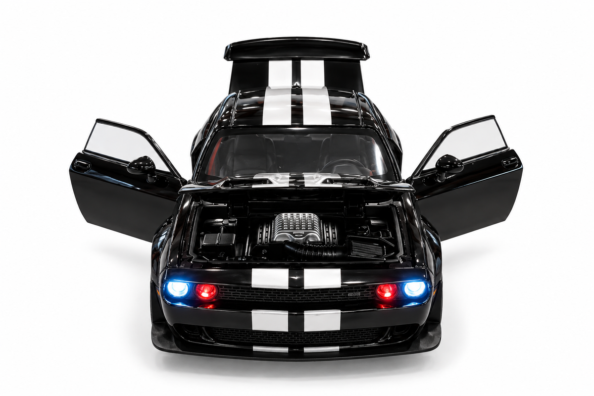 Black Dodge Challenger SRT Muscle Model car -24375