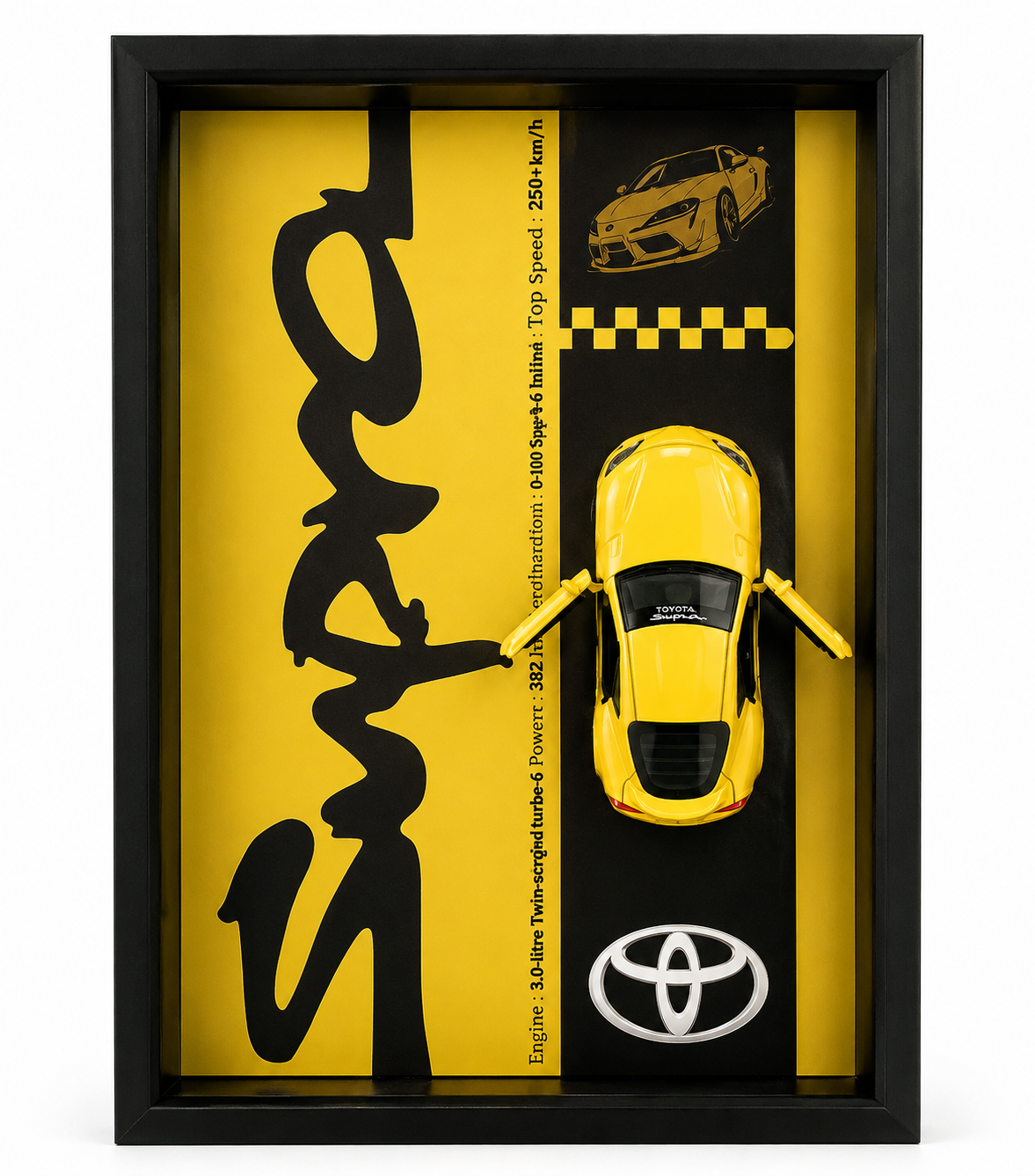 Toyota Supra 3D Frame Model