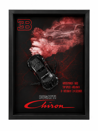 Bugatti Chiron 3D Frame Model