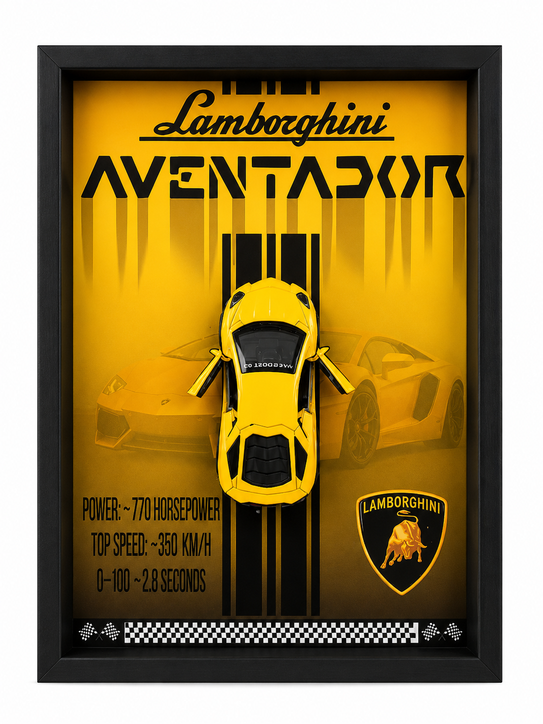 Lamborghini Aventador 3D Frame Model