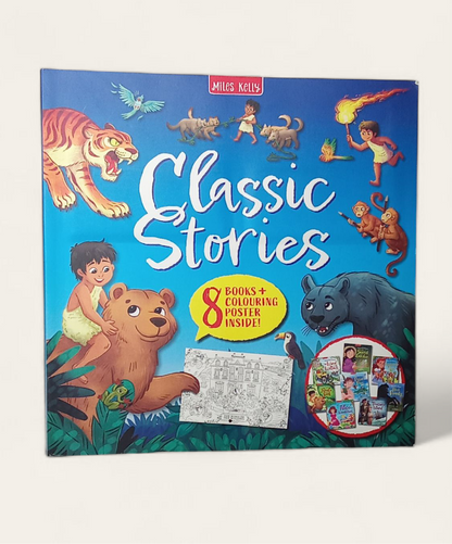 Classic Stories - 8 Books + colouring Poster