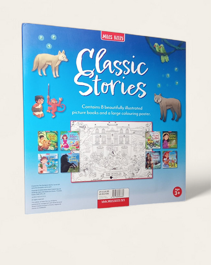 Classic Stories - 8 Books + colouring Poster