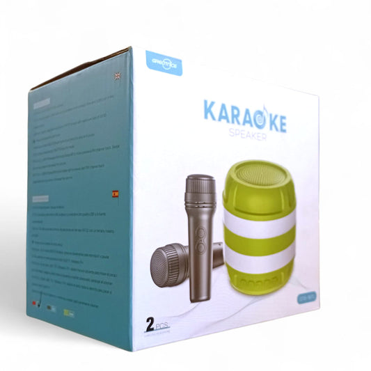 Wireless Speaker With Dual Wireless Microphone.