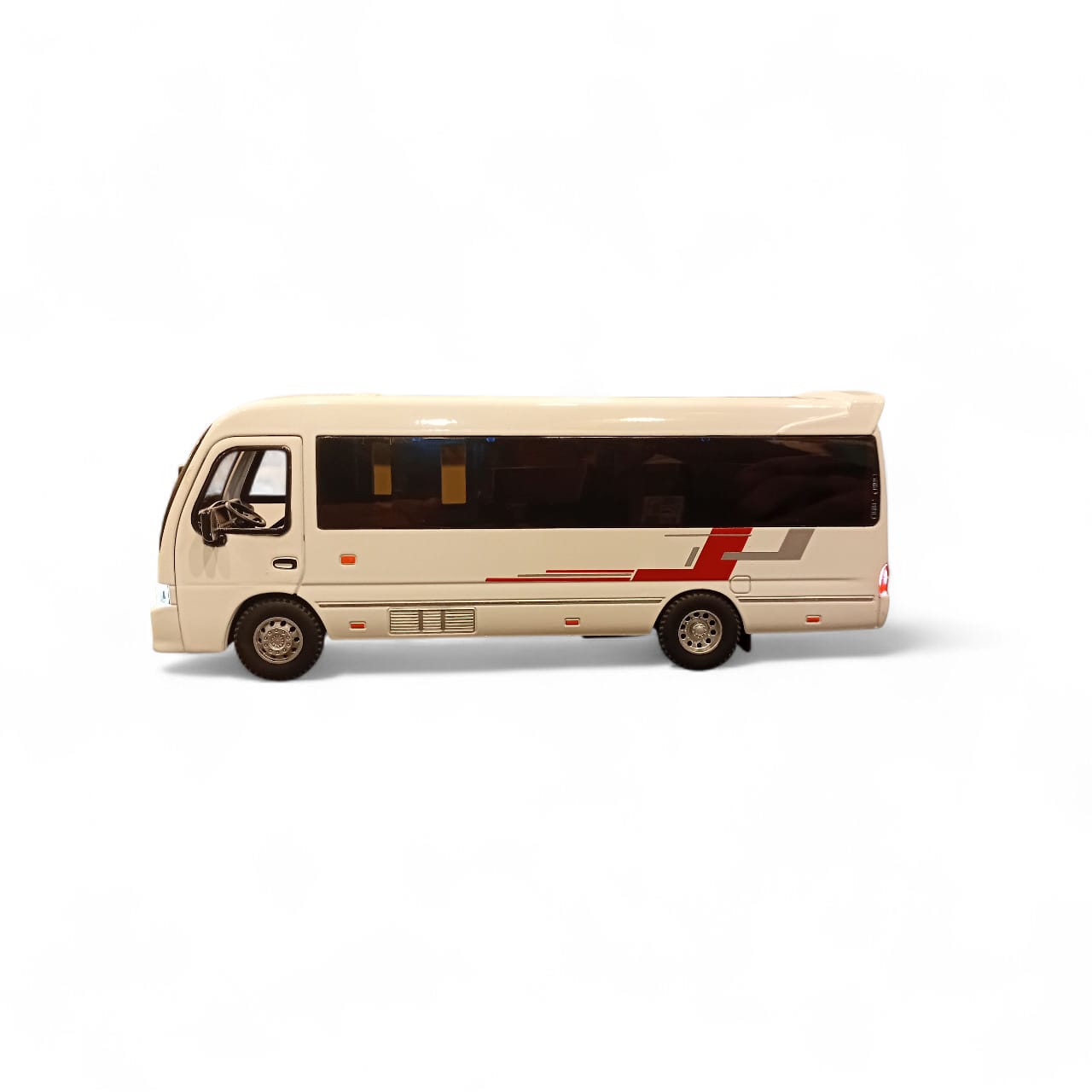 Toyota Coaster minibus.