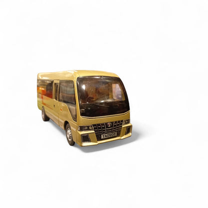 Toyota Coaster minibus.