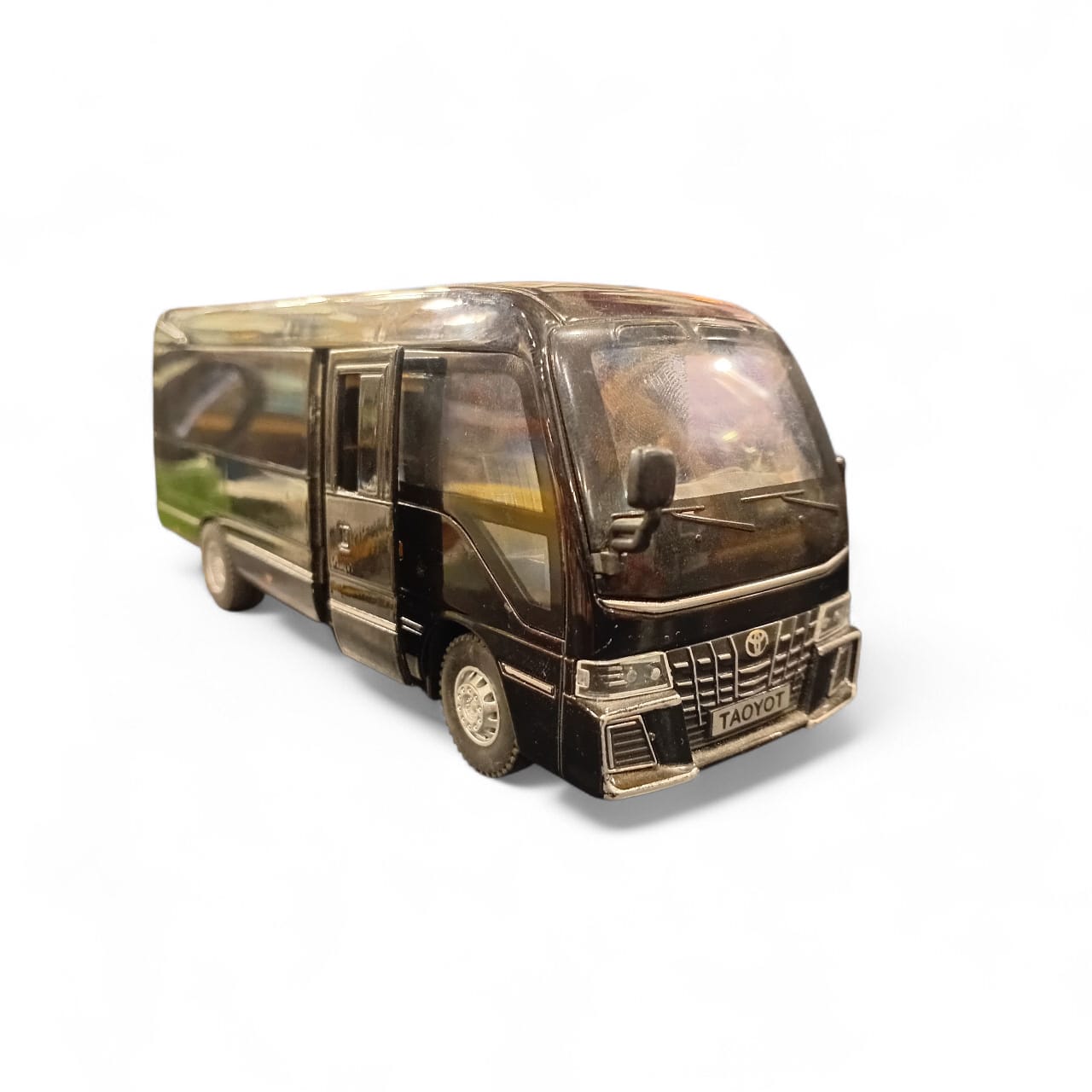 Toyota Coaster minibus.