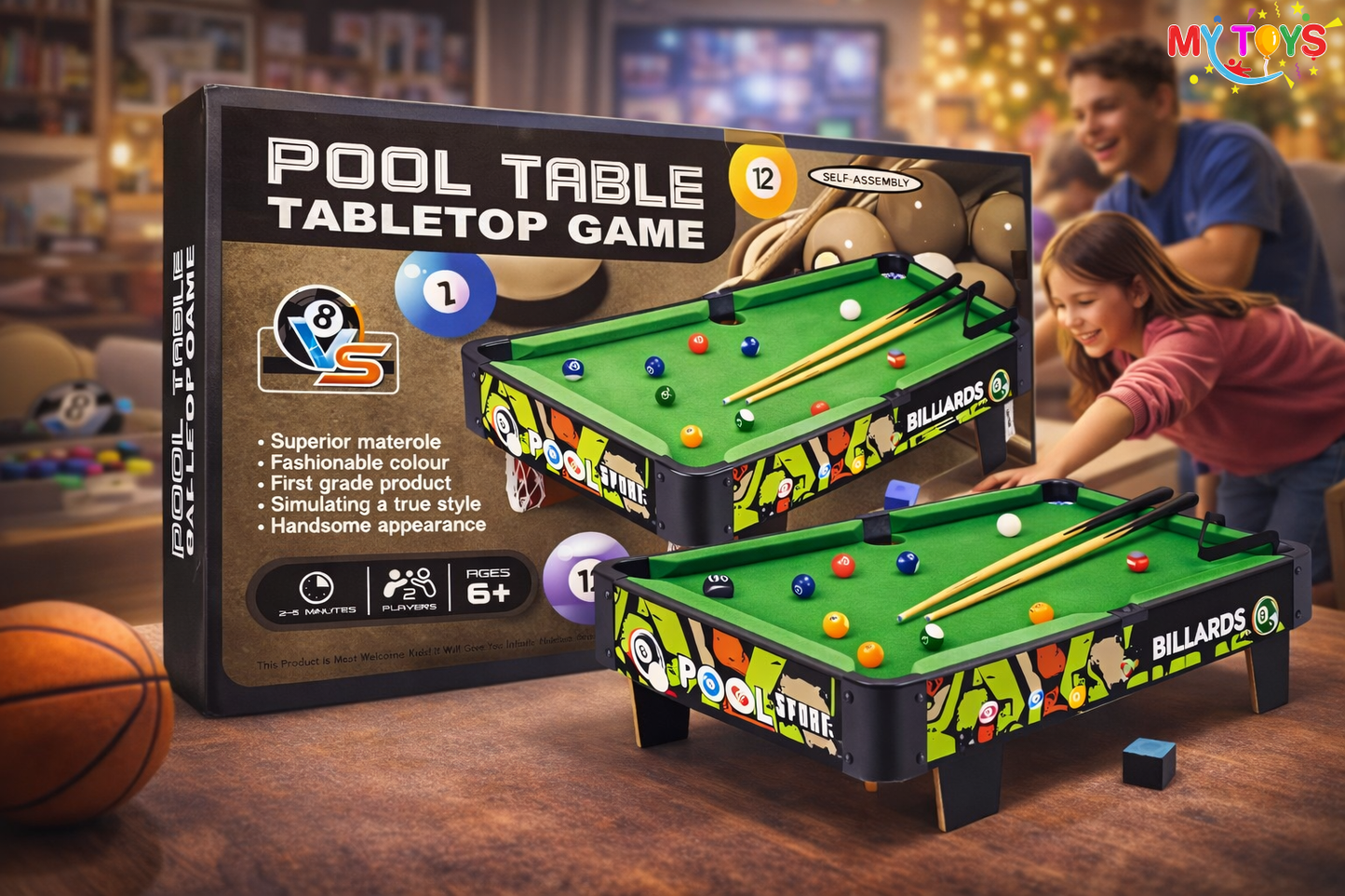 Pool Table - Tabletop Game.