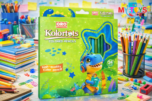 ORO Kolortots 24 Colors Colored Pencils Pack