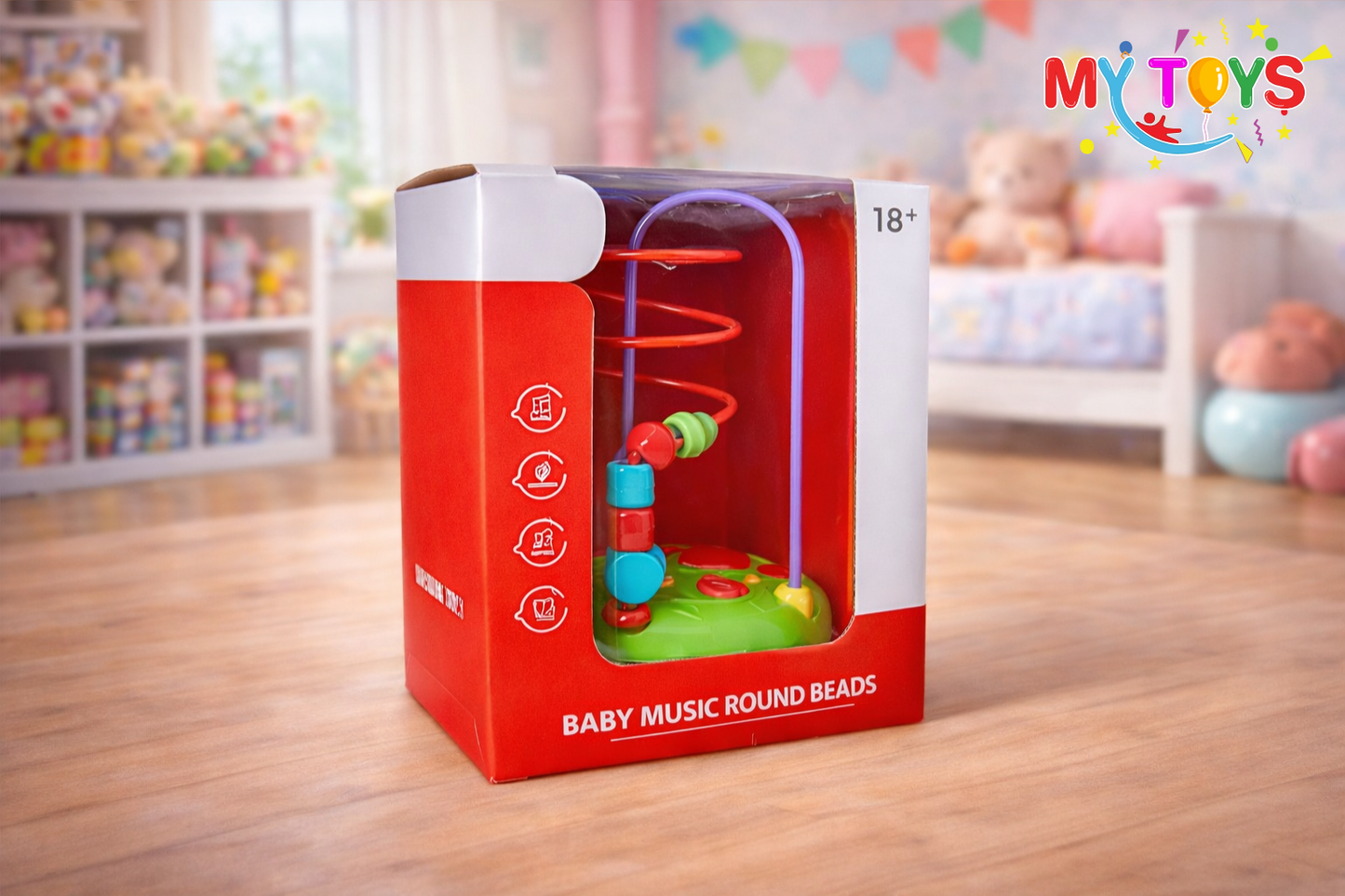 Baby Music Round Beads