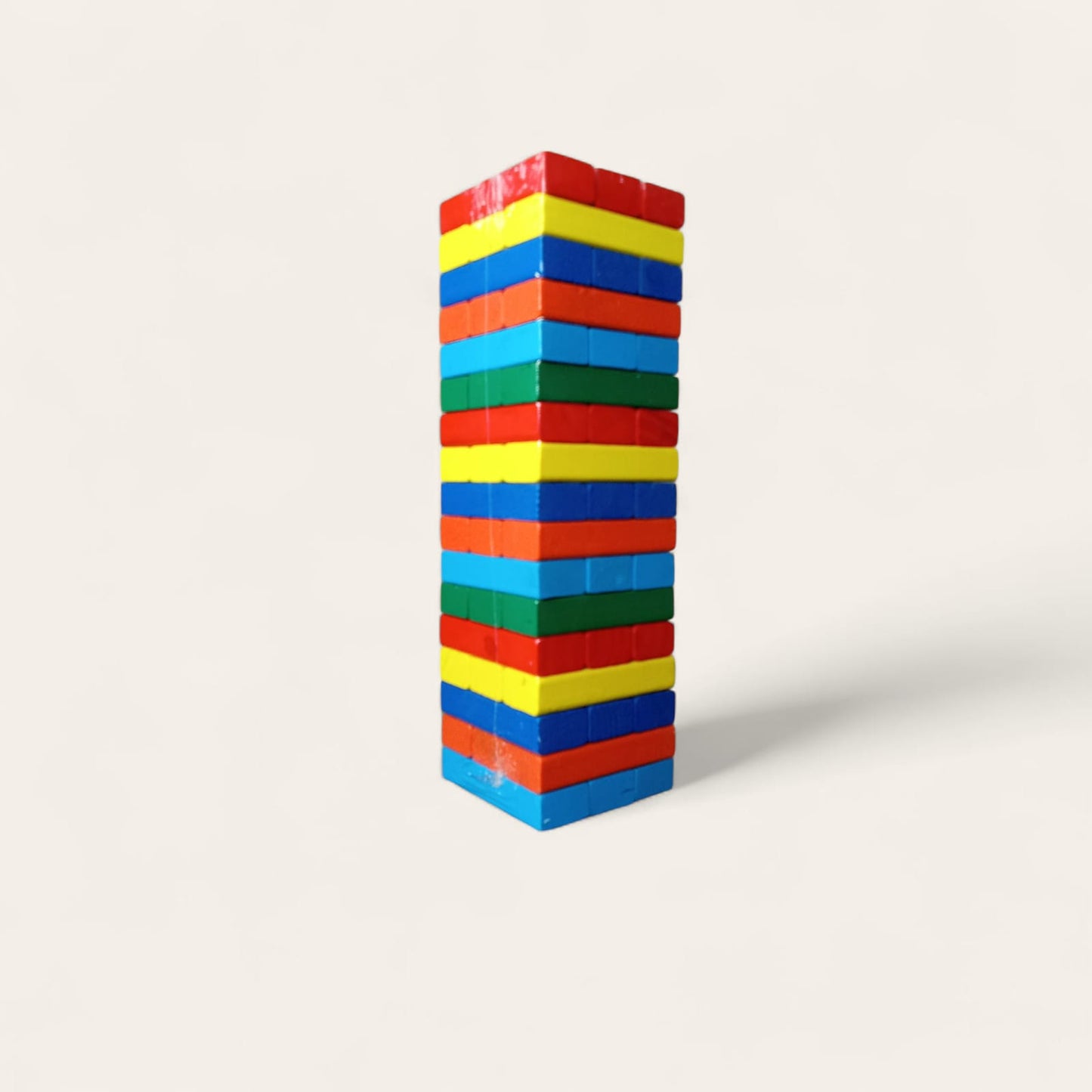 🧱 51 Pieces Colorful Wooden Blocks Game - Fun Stacking Toy for Kids & Family 🎲