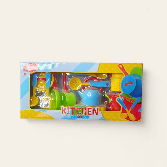Aibao Toy Kitchen Set – 12 Pcs Fun Cooking Playset for Kids 🍳🎂🍽️
