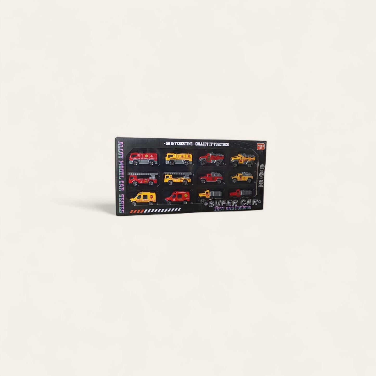 Super Car Fast & Furious – 10-Piece Alloy Model Car Set 🚓🚑🚒