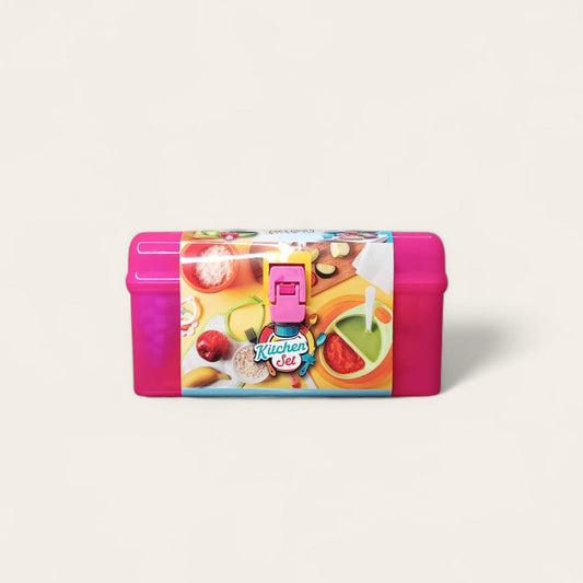 Pink Kitchen Set Storage Box – Fun & Functional Organizer for Kids’ Cooking Toys 🎨👩‍🍳