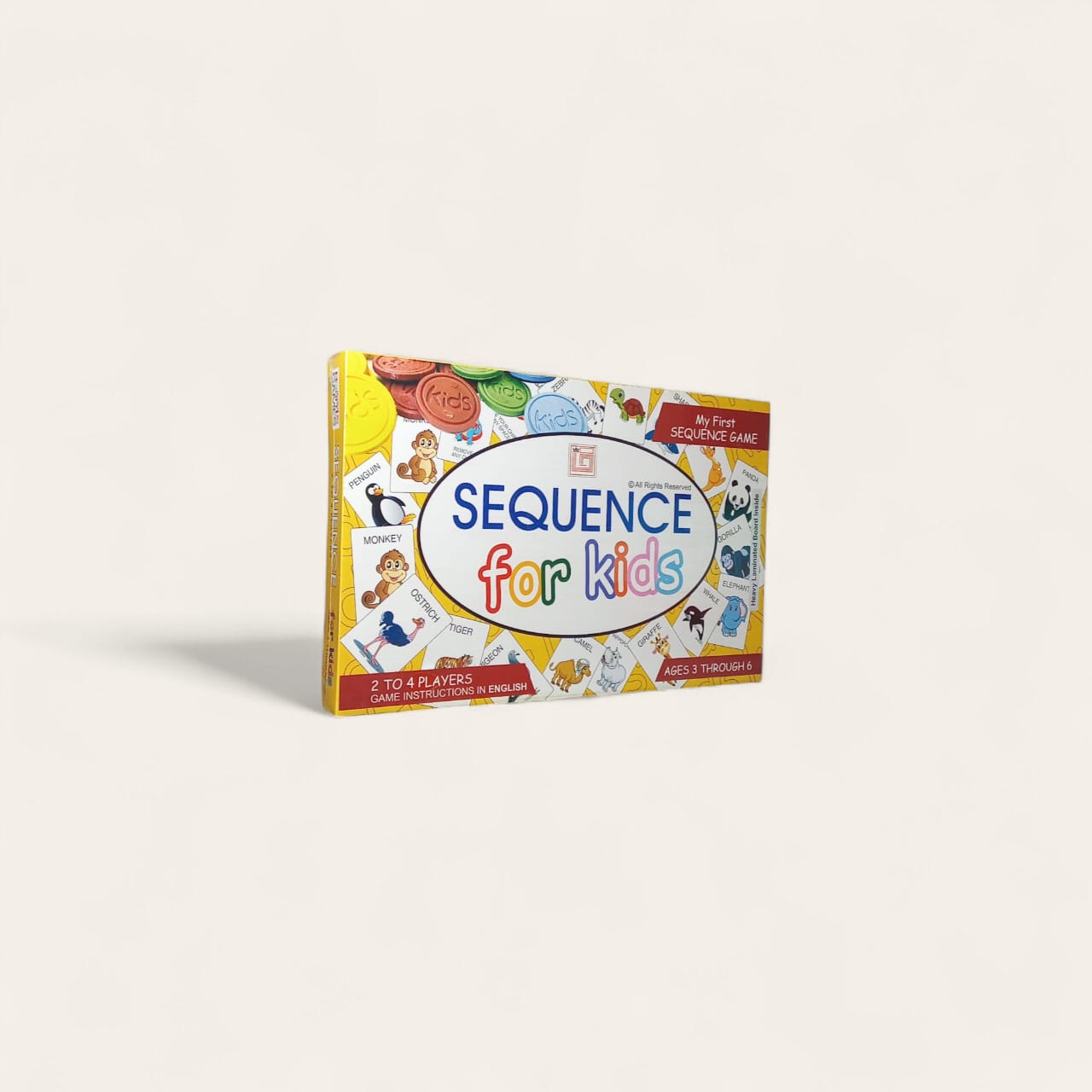 Sequence for Kids – Fun & Educational Board Game with Animal Characters 🐵🐘