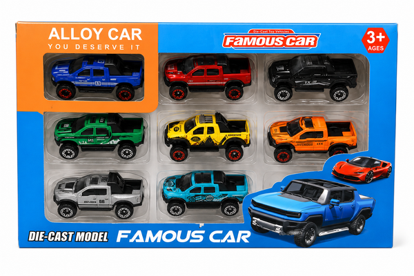 Off Road Trucks-9 Pcs