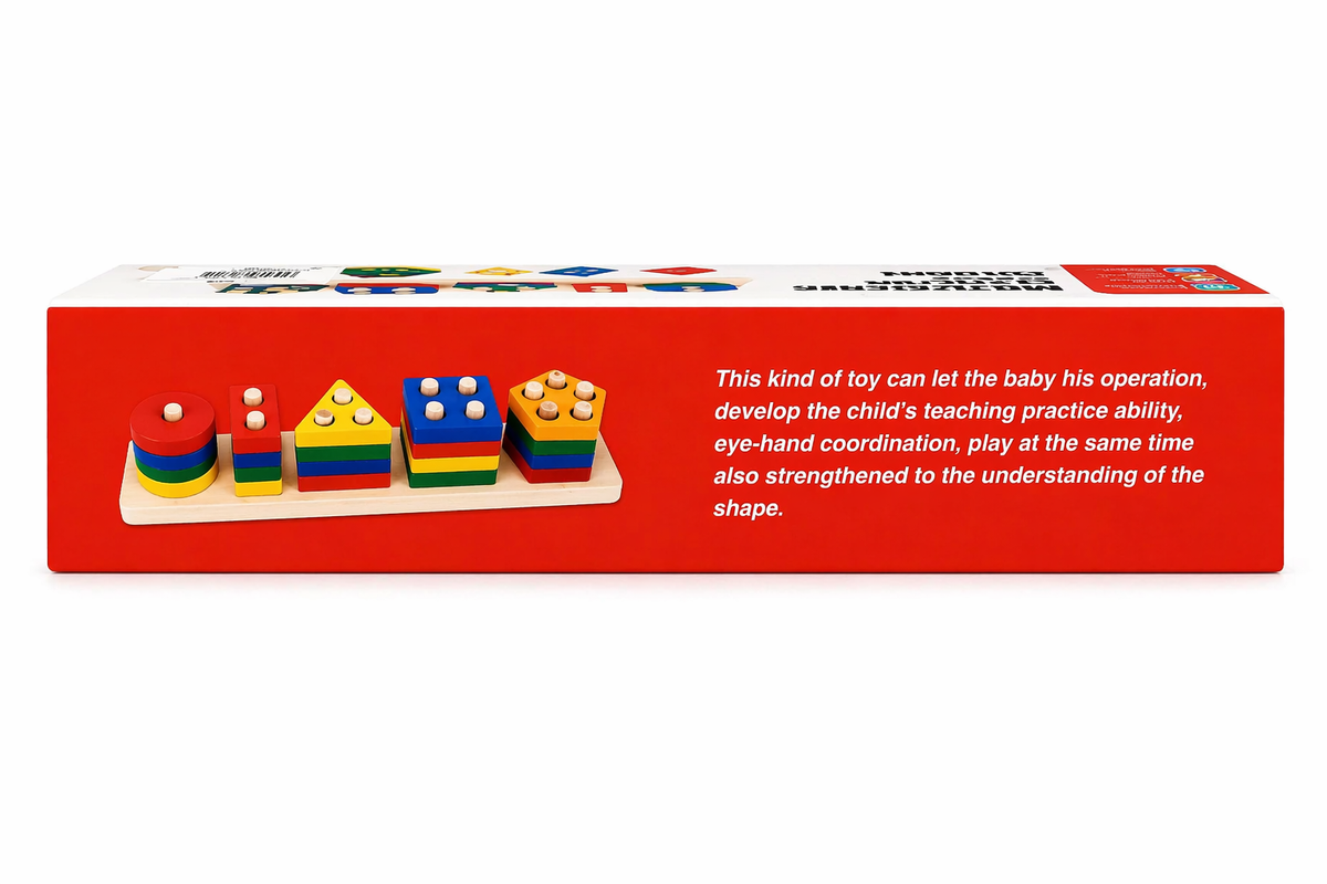 Wooden Shape Tray (5 Pcs)