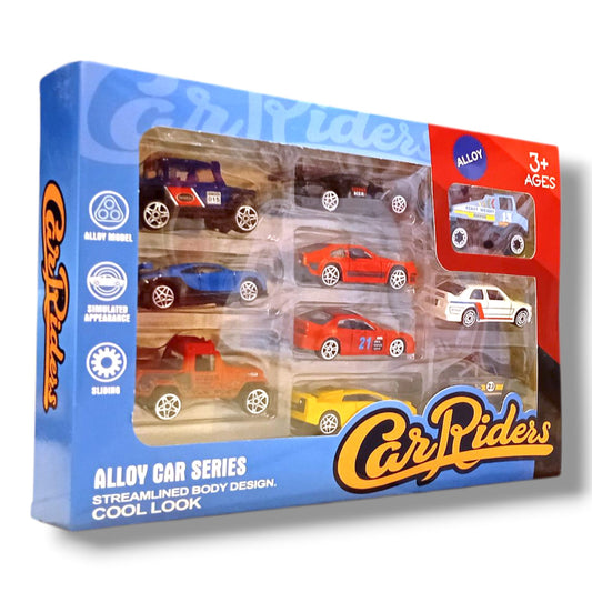 Alloy Car Series Set -  Streamlined Body Design.