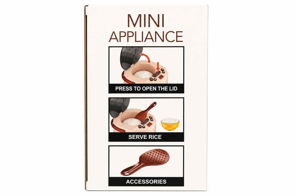 Mini Rice Cooker (Item Code:6792A)