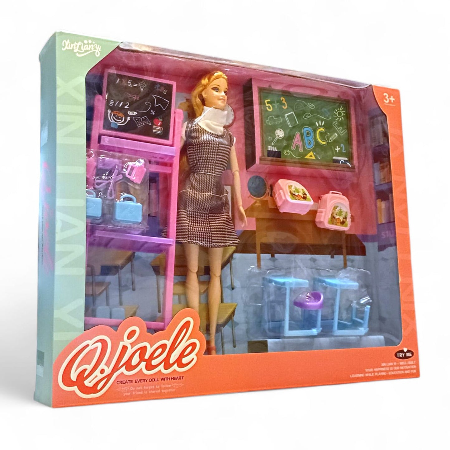 Dolls Set Teacher - Education & Fun.