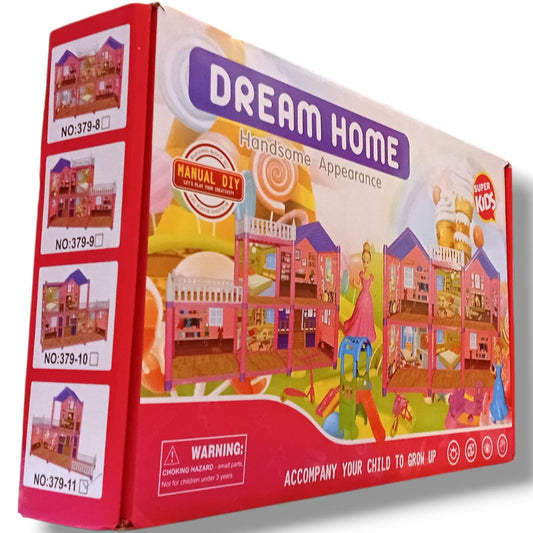 Doll House Building Block Set - Accompany Your Child To Grow Up.