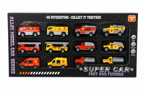 Mini Rescue Vans-12 Pcs
