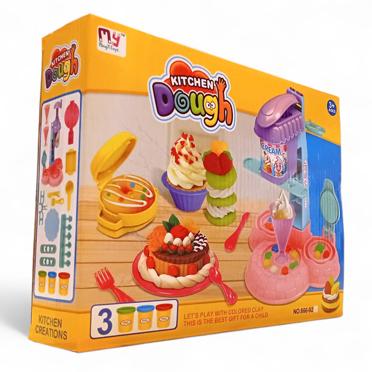 Kitchen Clay Dough Activity.