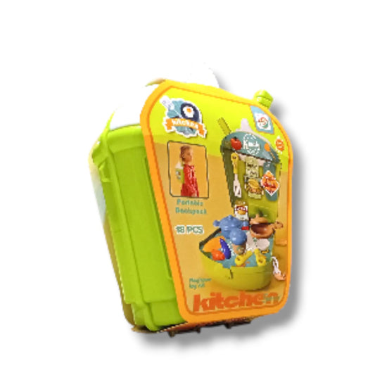 Kitchen Set 18 Pcs - Portable Backpack.