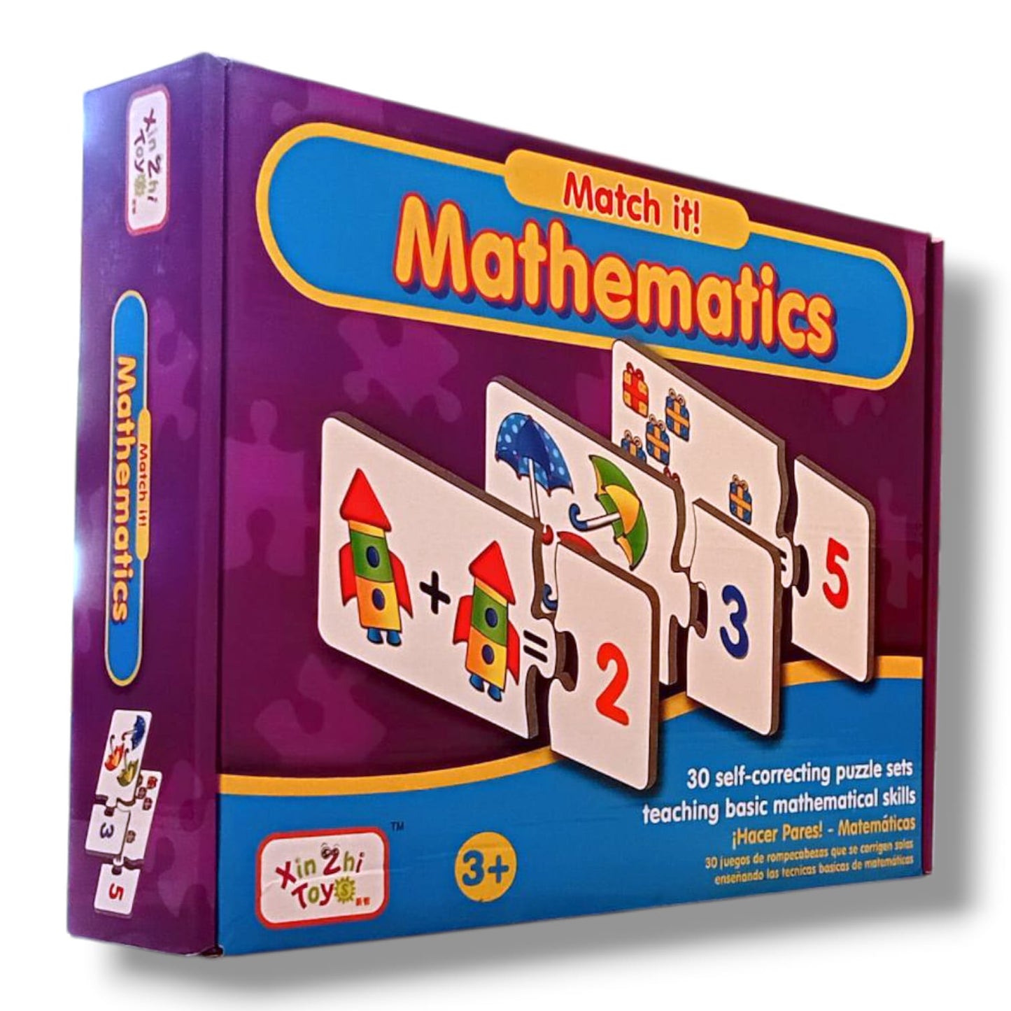 Match It Mathematics - Puzzle Set Teaching Basic Mathematical Skills.