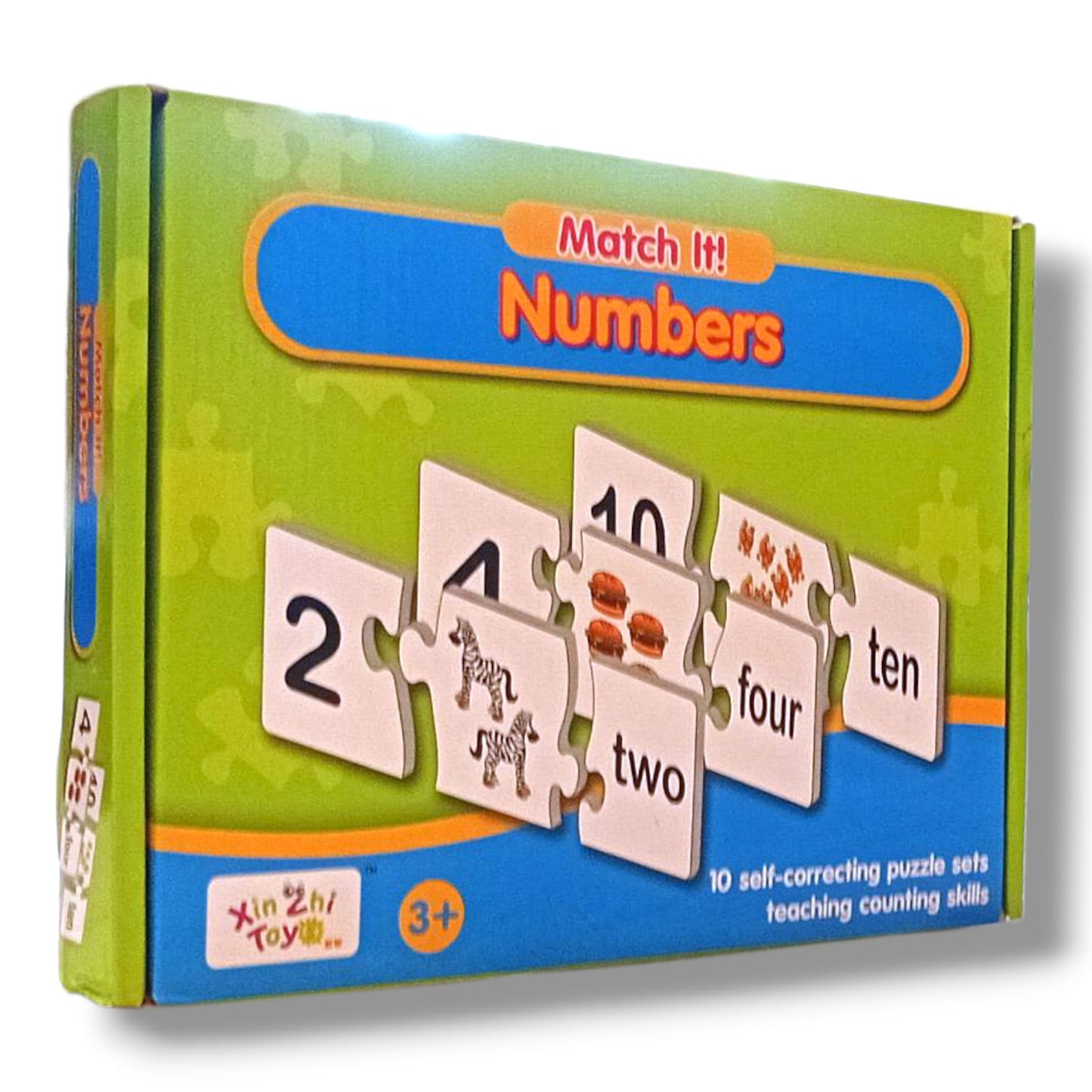 Match It Numbers - Puzzle Set Teaching Counting Skills.