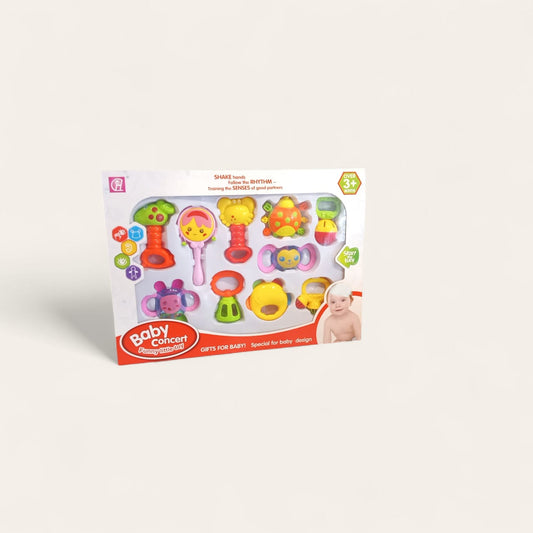 Baby's Rattle Set.