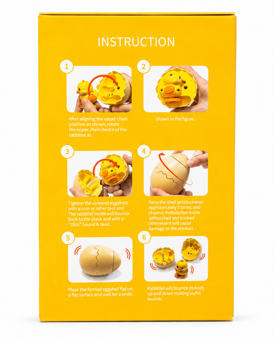 Eggs Wind Up Duck Toy