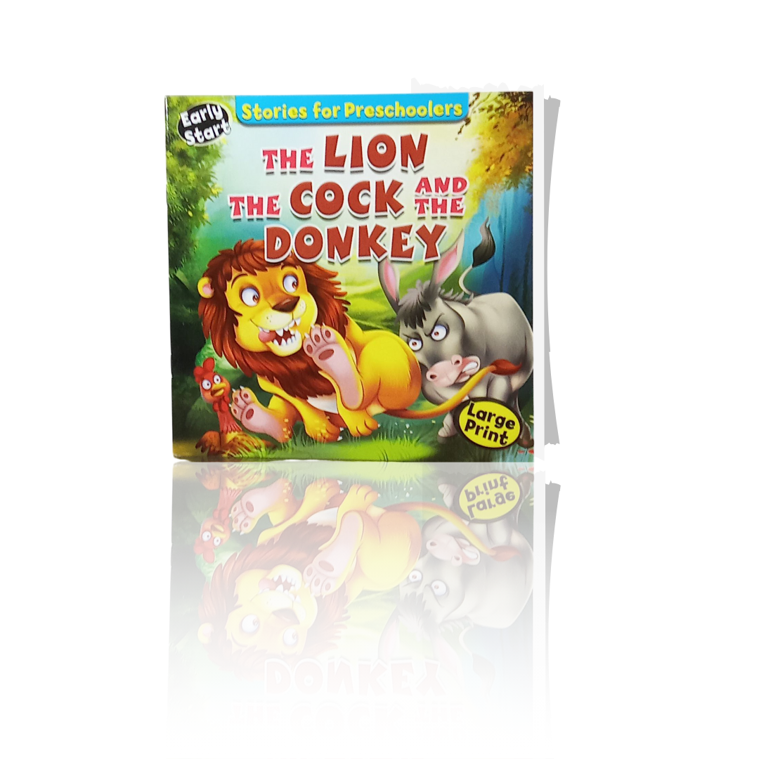 The Lion the Cock and the Donkey - Storybook for preschoolers