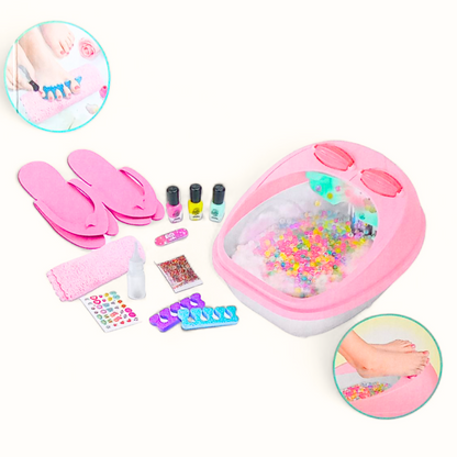 Salon Spa Pedicure Kit at Home - Soothing spa - Pedicure Kit for girls