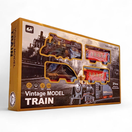 Train Track - Vintage Model Train Set.