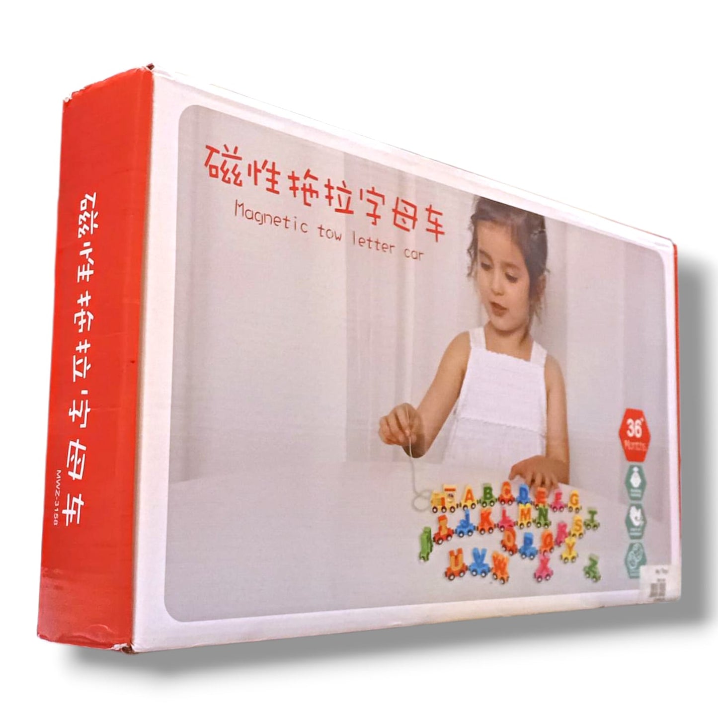 Alphabets Train Wooden & Magnetic.